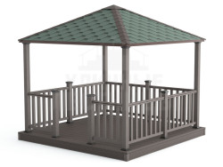 Беседки из ДПК