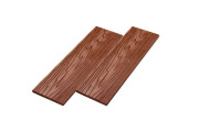 Заборная доска из ДПК 140х10 мм, цвет Красное дерево