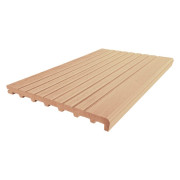 Ступени из ДПК 320х24 мм, цвет Белый дуб