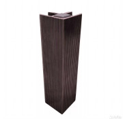 Угол из ДПК 225 мм, цвет Венге