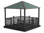 Беседка из ДПК 3х3 метра под ключ!