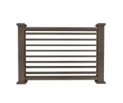 Ограждение из ДПК (Горизонт) цвет Венге