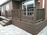 Террасная доска из ДПК 150х25 мм, цвет Венге