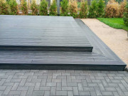 Террасная доска из ДПК 146х24 мм, цвет Графит