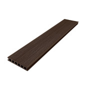 Террасная доска из ДПК 150х25 мм, цвет Венге (Массив)