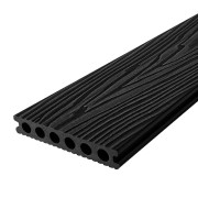 Террасная доска из ДПК 150х25 мм, цвет Графит (Массив)