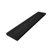 Террасная доска из ДПК 150х25 мм, цвет Графит (Массив)