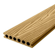 Террасная доска из ДПК 150х25 мм, цвет Кедр (Массив)