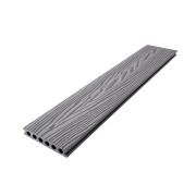 Террасная доска из ДПК 150х25 мм, цвет Серый (Массив)