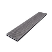 Террасная доска из ДПК 150х25 мм, цвет Серый (Массив)