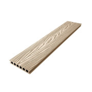 Террасная доска из ДПК 150х25 мм, цвет Слоновая кость (Массив)