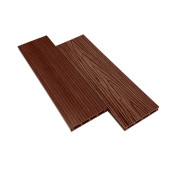 Террасная доска ДПК 146х24 мм, цвет Красное дерево
