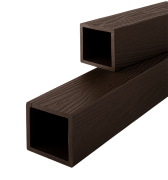 Столбы из ДПК 100х100 мм, цвет Венге