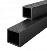 Столбы из ДПК 100х100 мм, цвет Графит